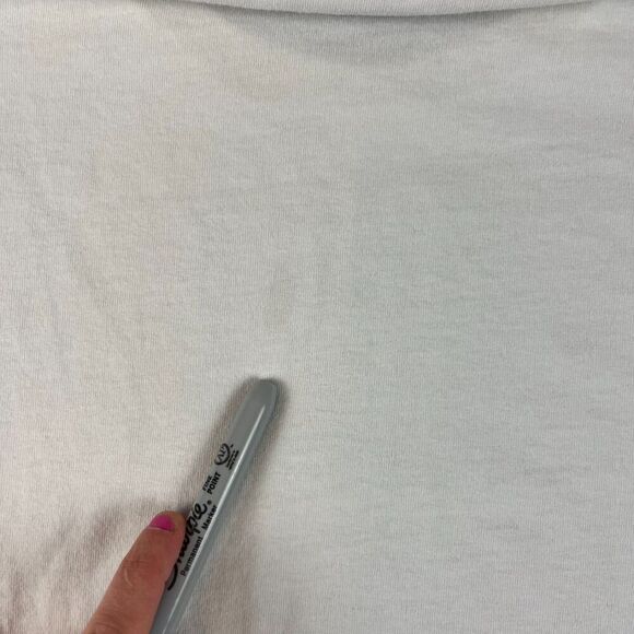 Vintage Nike Tennis Challenge Court Andre Agassi Art Swoosh T-Shirt L White* - Picture 13 of 14